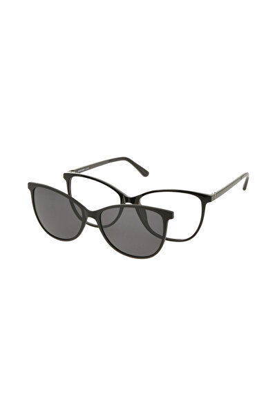 Solano Rame de ochelari CL 90190E polarizate ClipON pentru femei, plastic, ne...