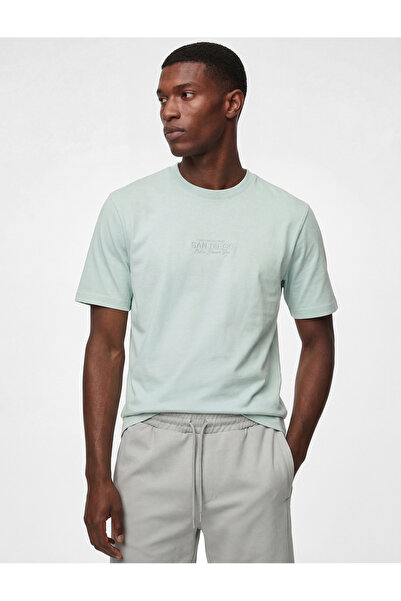 Koton Regular Fit Short Sleeve Cotton Crew Neck Printed T-Shirt