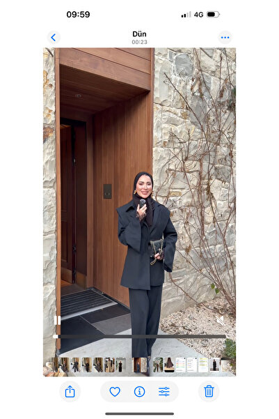 MODA S&S BZLİNE Lace Design Blaser Jacket Pant Suit