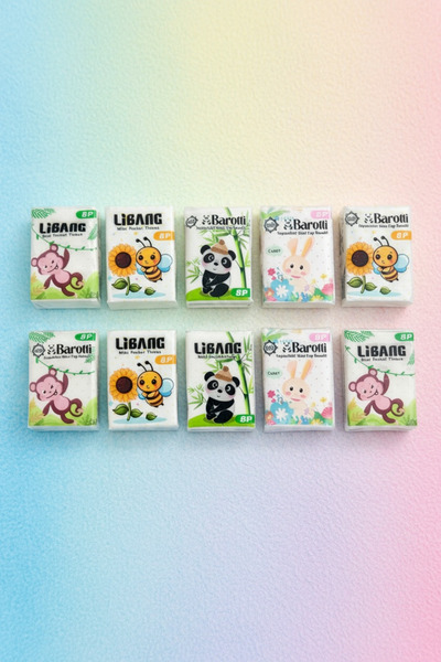 Bereketli Store Mini Cep Mendil 10’lu – Pratik ve Hijyenik Kağıt Mendil ama