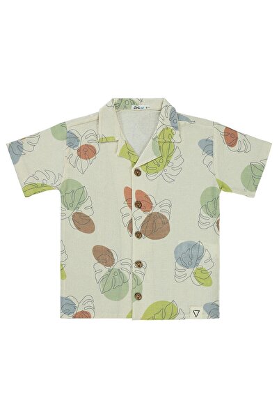 Civil Boys Boy's Shirt 6-9 Years Ecru