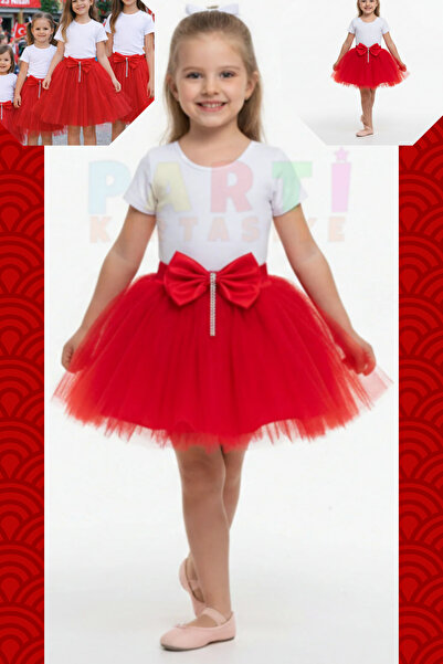 Parti Kırtasiye Tütü Etek 23 Nisan 29 Ekim 19 Mayıs Kostümü Doğum Günü ve Par...