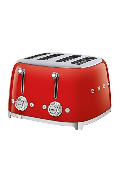 SMEG محمصة الخبز الحمراء TSF03RDEU