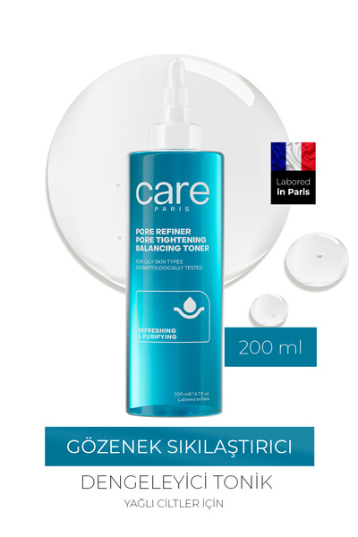 Care Paris Pore Refiner Karma ve Yağlı Ciltler için Gözenek Sıkılaştırıcı ve ...