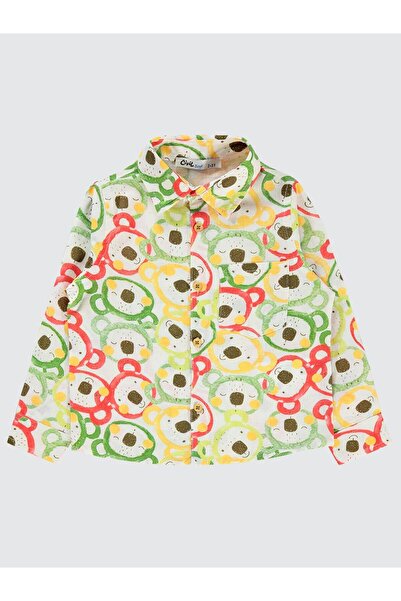 Civil Boys Πουκάμισο με στάμπα κοάλα για παιδιά 2-5 ετών - Πράσινο