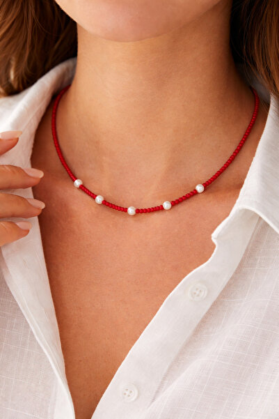 Crystal Atelier Sand Bead Pearl Design Necklace