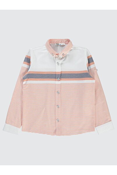 Civil Boys Cămașă Băiat 10-13 Ani Coral