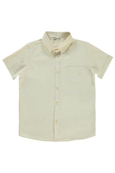 Civil Boys Dečija košulja boje slonovače za dečake od 10-13 godina