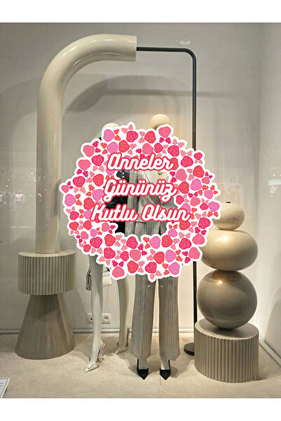 MIGNATIS Autocolant pentru vitrina din sticlă pentru Ziua Mamei Fericită cu t...