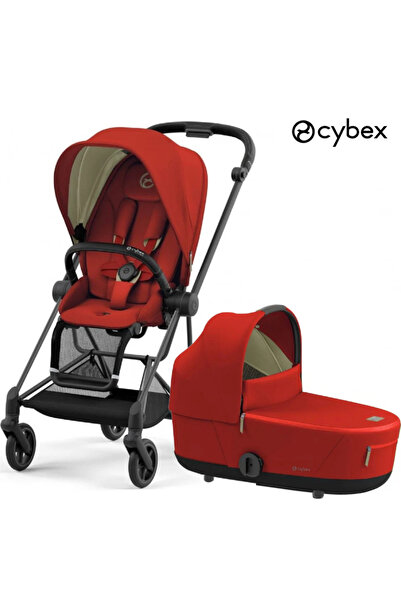 Cybex Mios Set (Matt black-autumn gold) (portbebe hediyeli)