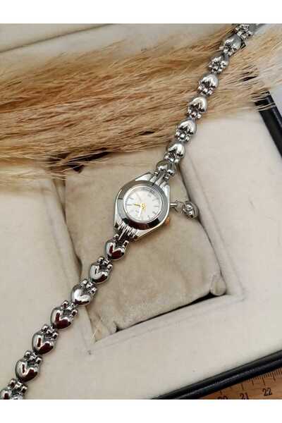 QUARTZ Luxury Women's Wristwatch, Heart Watch (White Dial)