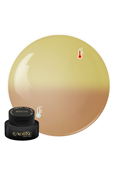 LUXORISE Gel UV Nail Art Babyboomer Cushion Ombre Thermo - Blush Fire, 2ml