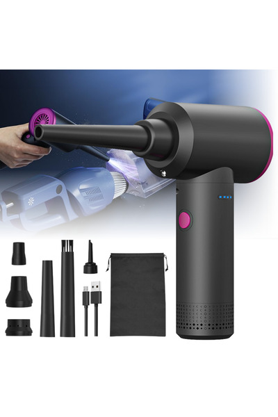 OEM Air Blower, Portable, for PC Dust Removal, LED Flashlight, 100000 RPM, 60...