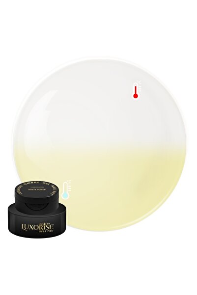 LUXORISE Thermo Cushion Ombre Babyboomer UV Nail Art Gel - Minty Sunset, 2ml