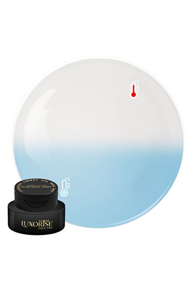 LUXORISE Gel UV Nail Art Babyboomer Cushion Ombre Thermo - Blue Haze Drift, 2ml