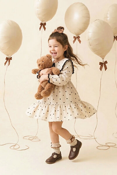 Banamio Джульєтта Лляна тканина з фістовими деталями та бантиками Сукня для д...