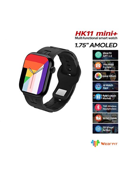hk HK11 mini+ Smartwatch Black