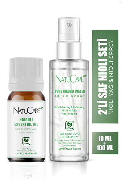 NatuCare 2'li Nioli Bakım Seti (Saf Nioli Yağı 10ml & Nioli Bakım Spreyi 100ml)