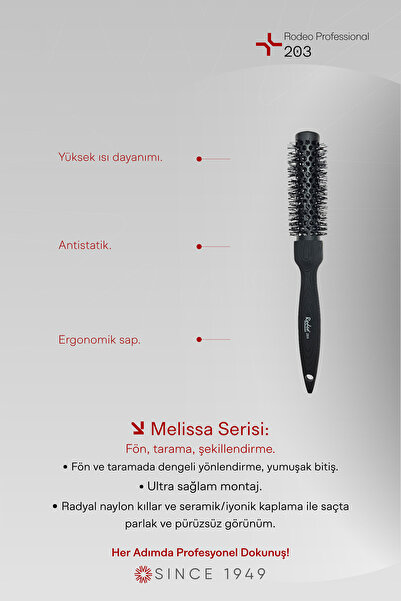RODEO ميليسا بروفيشنال 203 أسود