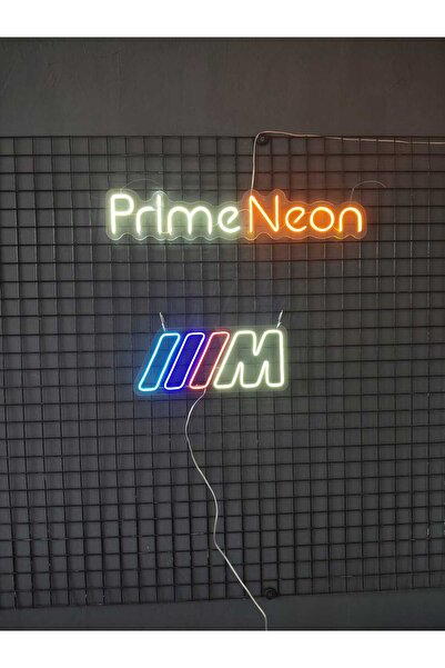 Prime Neon M logo neon tabela Bmw logo 50 cm