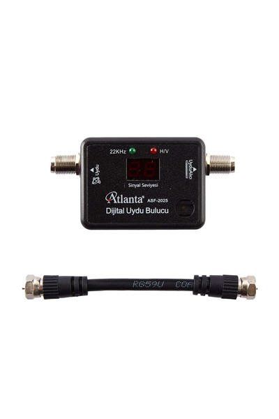 Atlanta ASF 2025 Dijital Uydu Bulucu (Test Ara Kablosu Hediye)