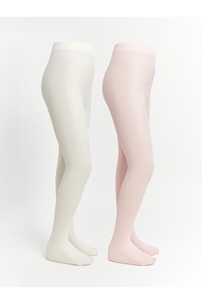 LC Waikiki Тънък чорапогащник Lcwk за момичета от 2 части