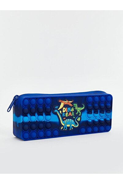 LC Waikiki LCW АКСЕСОАРИ Несесер за моливи с динозавърски принт за момче (W5)