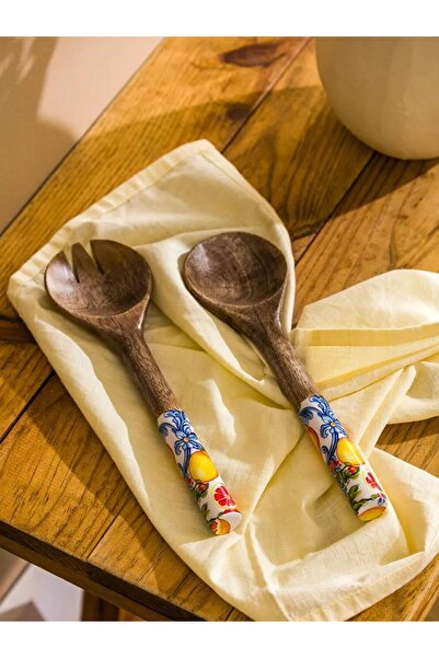 LC Waikiki Wooden Serving Utensils Set of 2 (S6)