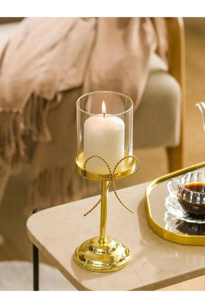 LC Waikiki Dekoratif Ayaklı Şamdan 24 Cm (S6)