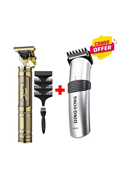 Zen Store 2 PC -Professional Rechargeable Hair Trimmer & Precision Clipper