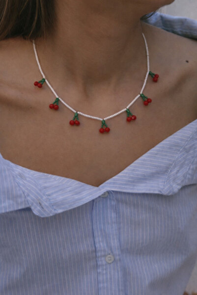 Markiz Takı Kiraz Kolye