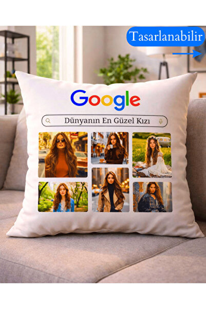 imkaya Kişiye Özel 40x40 Yastık 1.Kalite Boncuk Silikon İle Dolu / Doğum Günü...