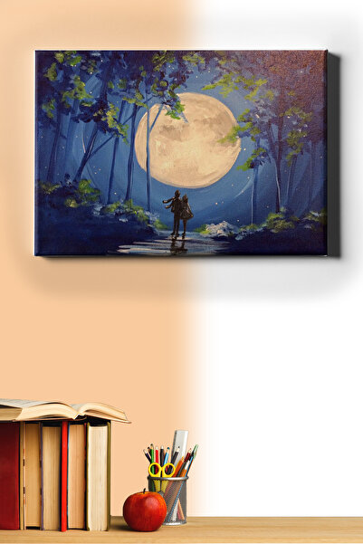 WebStyle Sayılarla Boyama Seti Kasnaklı Dolunaya Bakış 60 X 75 Cm