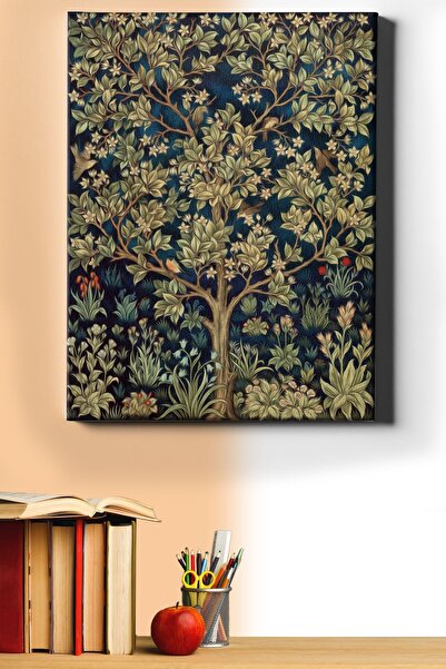 WebStyle Sayılarla Boyama Seti Kasnaklı Hayat Ağacı 50 X 65 Cm