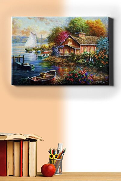 WebStyle Sayılarla Boyama Seti Kasnaklı Doğa Ile Iç Içe 50 X 65 Cm