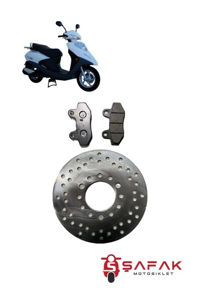 ŞAFAK MOTOSİKLET MOTOLUX CEO 110 ARKA DİSK FREN BALATASI