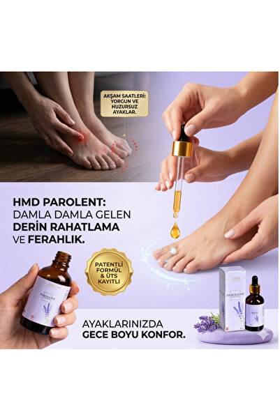 PAROLENT MİX Dermatolojik Destek Bitkisel Ayak Bakım Losyonu 50cc-Sağlık Bakanlığı Onaylı Üts Kayıtlı