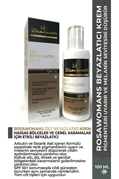 Rosawomans Beyazlatıcı Krem 100 ml