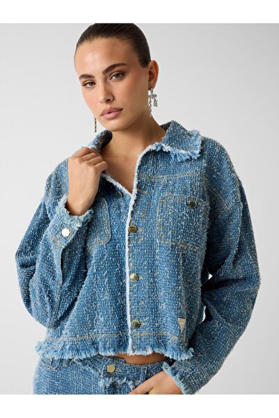 Guess Denim tweed jacket