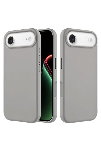 Zebana حافظة آيفون 17 إير المتوافقة مع هاتف K مخمل القابلة للمسح باللون البيج