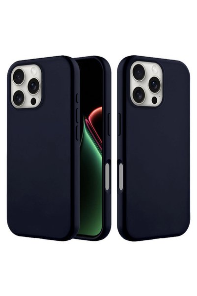 Zebana Apple iPhone 16 Pro Max Compatible Case Velvet Erasable Launch Case Black