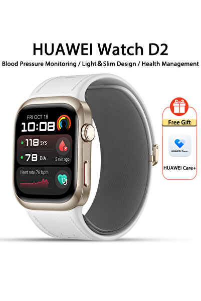 Huawei ساعة WATCH D2 الذكية، شاشة لمس AMOLED مقاس 1.82 بوصة، وظيفة NFC، متواف...