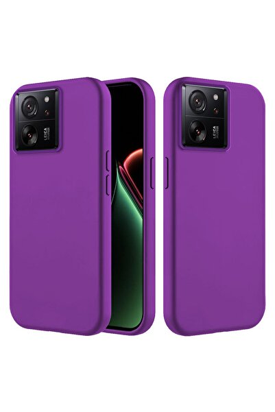 Pro Aksesuar حافظة متوافقة مع هاتف Mi 13T، حافظة سيليكون قابلة للمسح K مخمل D...