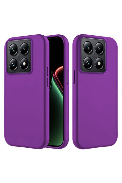 Pro Aksesuar حافظة متوافقة مع هاتف Mi 14T Pro، حافظة سيليكون قابلة للمسح K مخ...