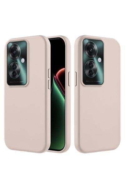Zebana Oppo Reno11 F 5g Compatible Case K Velvet Erasable Launch Case Beige