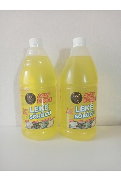 ACAY FORCE Güçlü Etkili profesyonel LEKE ÇIKARICI 3 KG 1+1+1 kg (sarı yağ, ka...