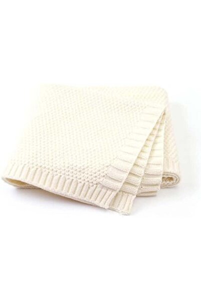 Arabest Knitted Baby Blanket 80x100cm, Cellular Toddler Blanket for Nursery a...