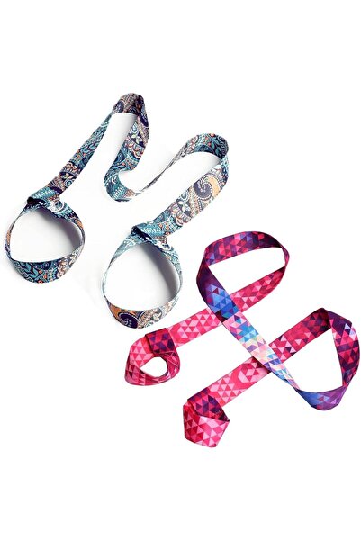 Arabest 2-Pack Adjustable Yoga Mat Straps, Nylon Carrier Sling for Exercise M...