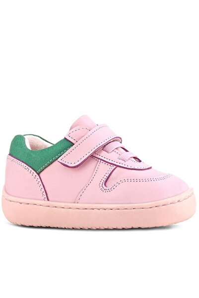 Rakerplus Bob Genuine Leather Pink Green Barefoot Velcro Elastic Baby Sneaker...