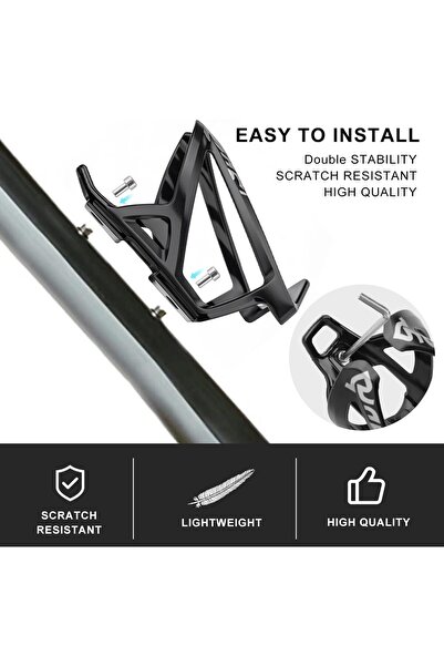 Arabest Ultralight Resin Bike Water Bottle Holder with Screws, Universal Cycl...